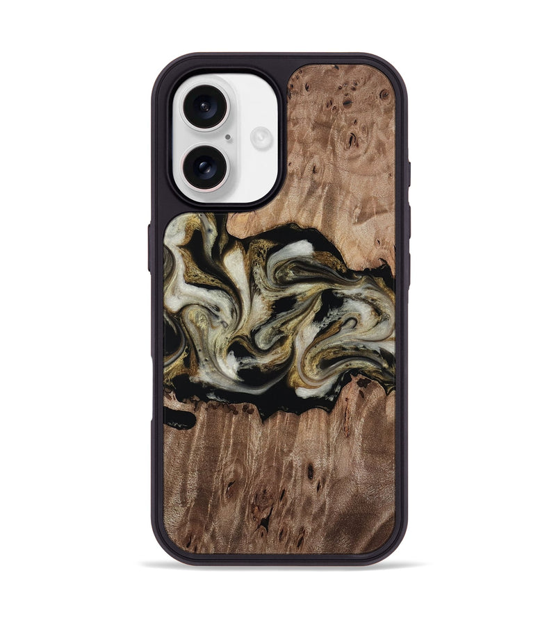 iPhone 17 Wood Phone Case - Zora (Black & White, 818604)