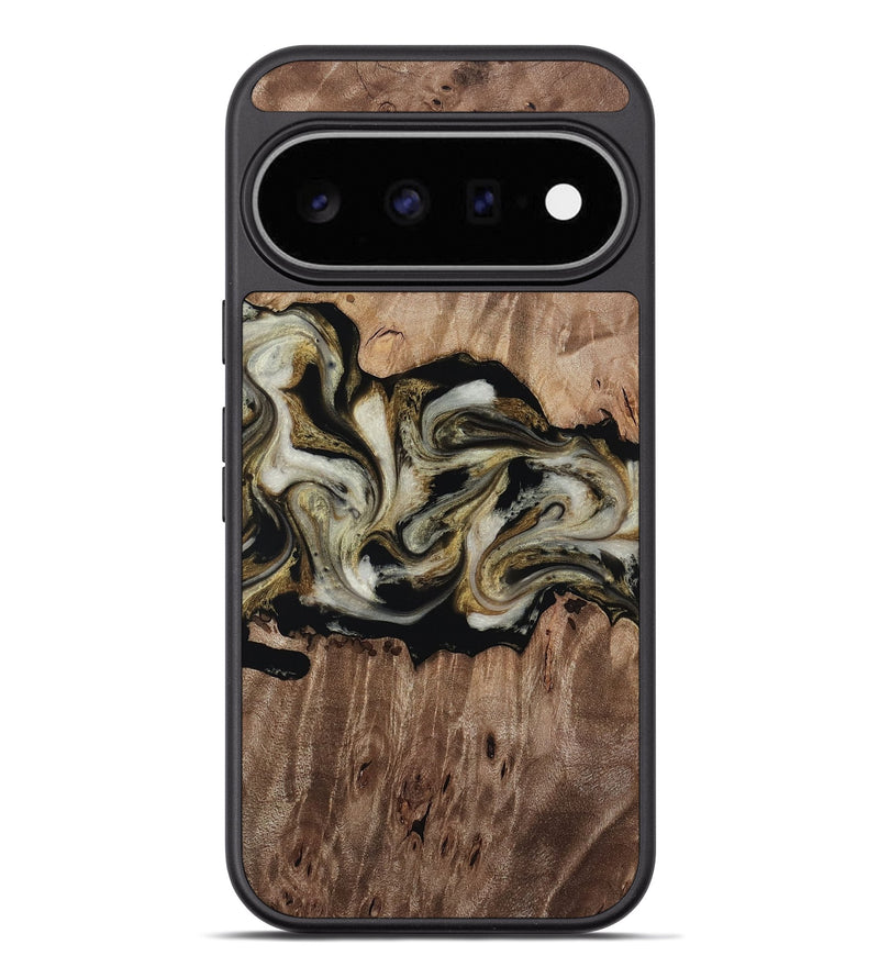 Pixel 11 Pro XL Wood Phone Case - Zora (Black & White, 818604)