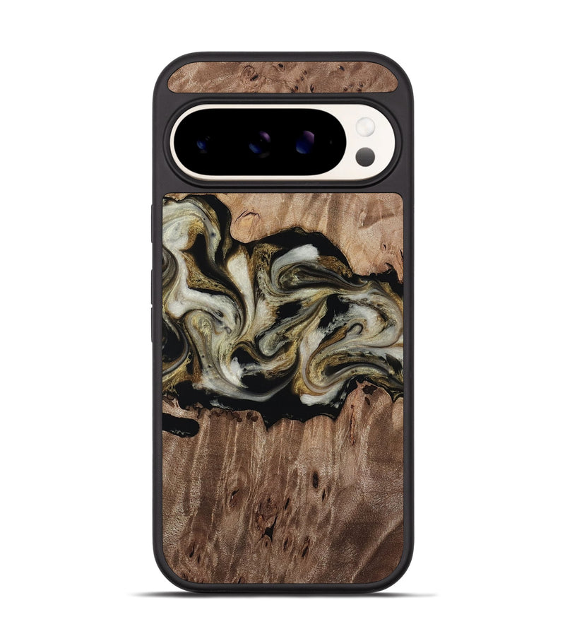 Pixel 9 Pro Wood Phone Case - Zora (Black & White, 818604)