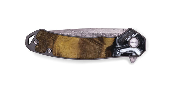 EDC Wood Pocket Knife - Fabian (Black & White, 818606)