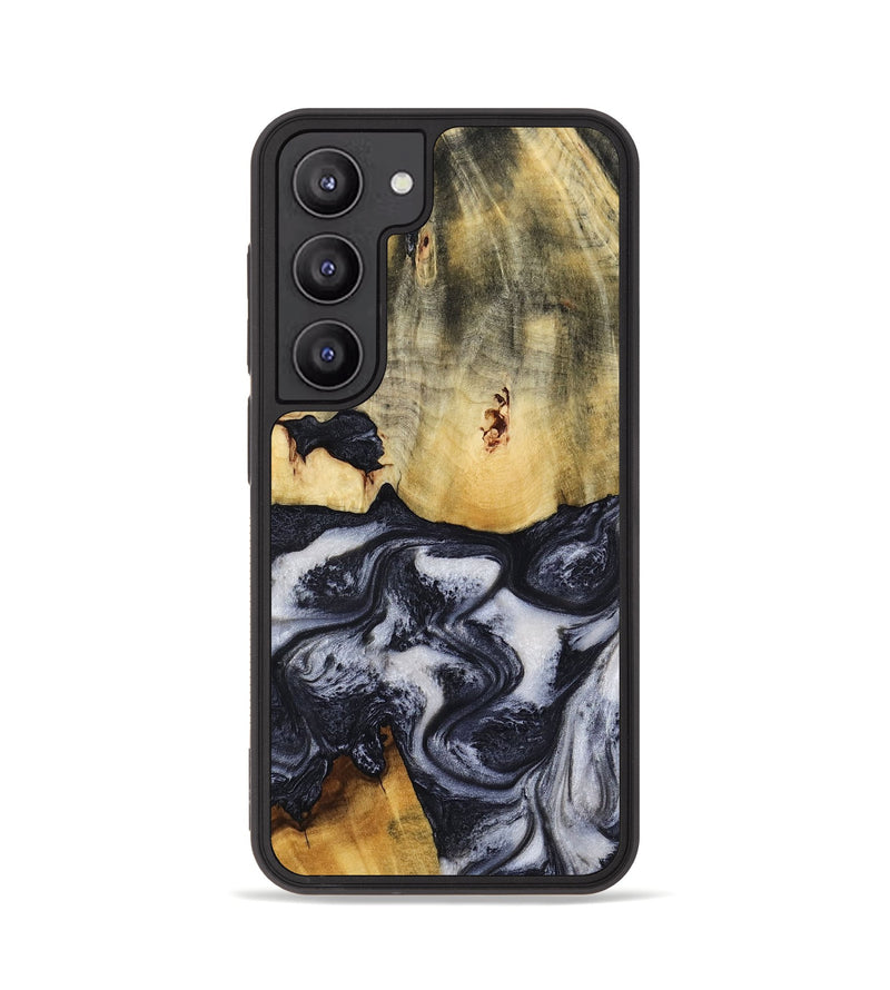 Galaxy S23 Wood Phone Case - Neva (Black & White, 818607)