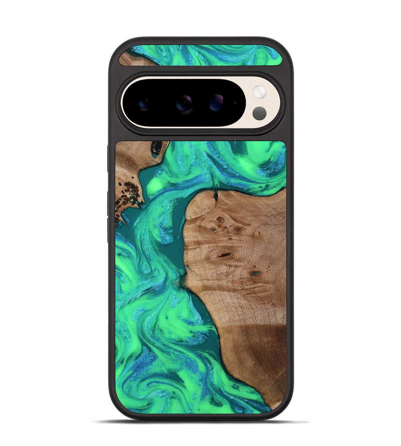 Pixel 10 Pro Wood Phone Case - Ethel (Neon, 818610)