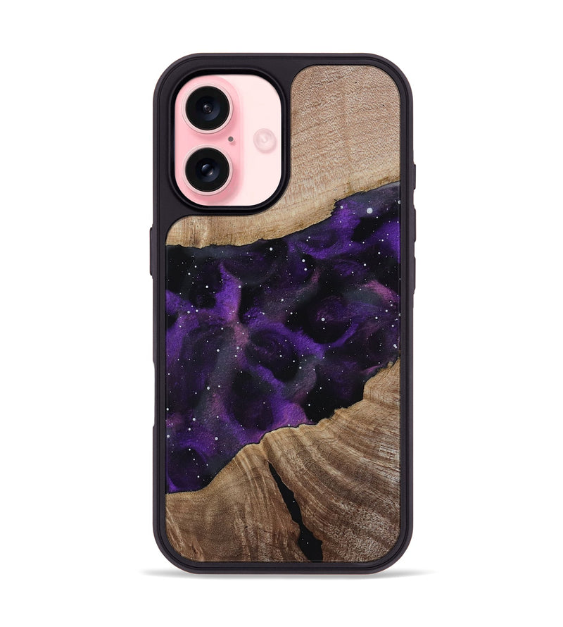 iPhone 16 Wood Phone Case - Fay (Cosmos, 818619)