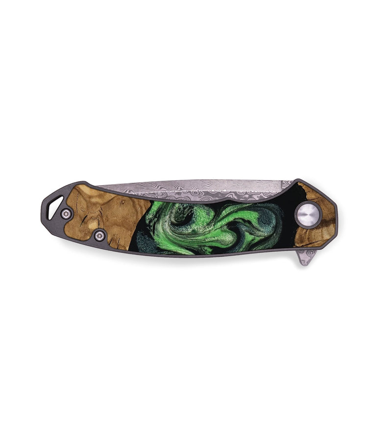 EDC Wood Pocket Knife - Laraine (Ancient Olive, 818636)