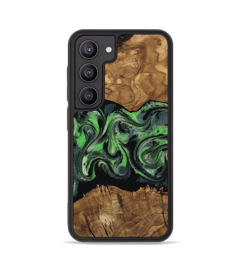 Galaxy S23 Wood Phone Case - Laraine (Ancient Olive, 818636)