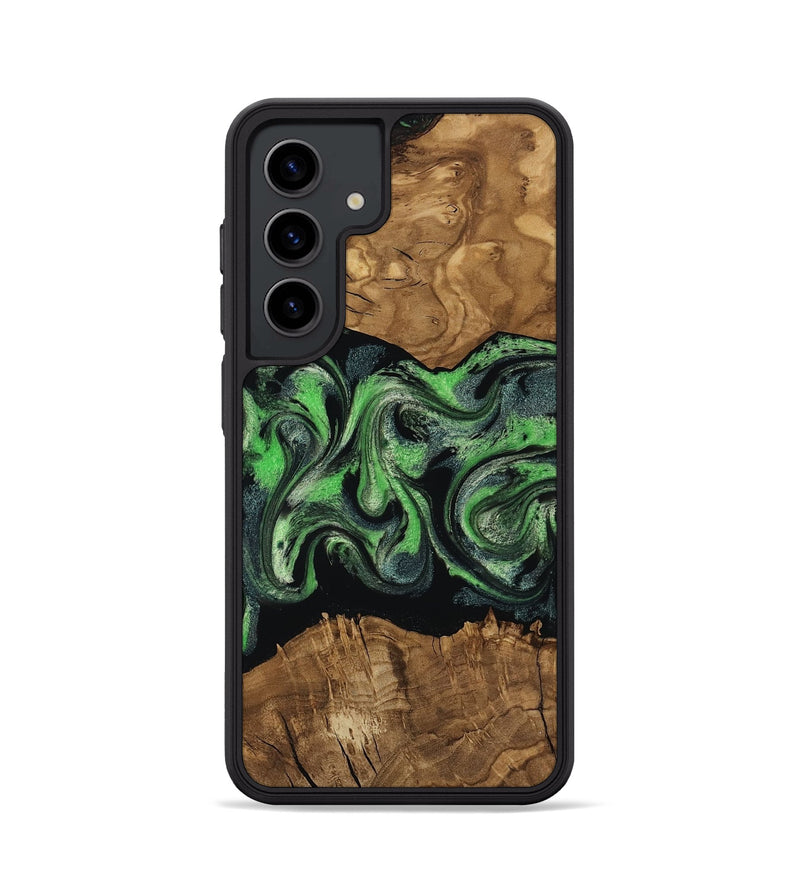 Galaxy S24 Wood Phone Case - Laraine (Ancient Olive, 818636)
