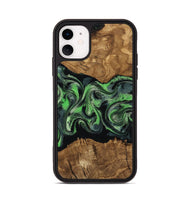 iPhone 11 Wood Phone Case - Laraine (Ancient Olive, 818636)