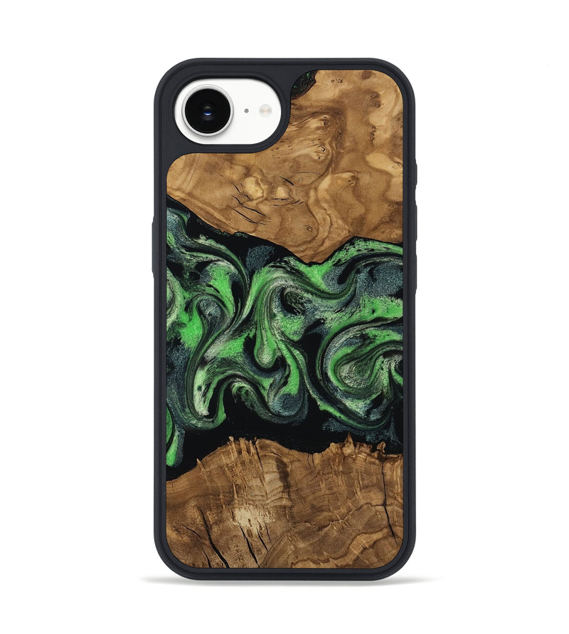iPhone 17e Wood Phone Case - Laraine (Ancient Olive, 818636)