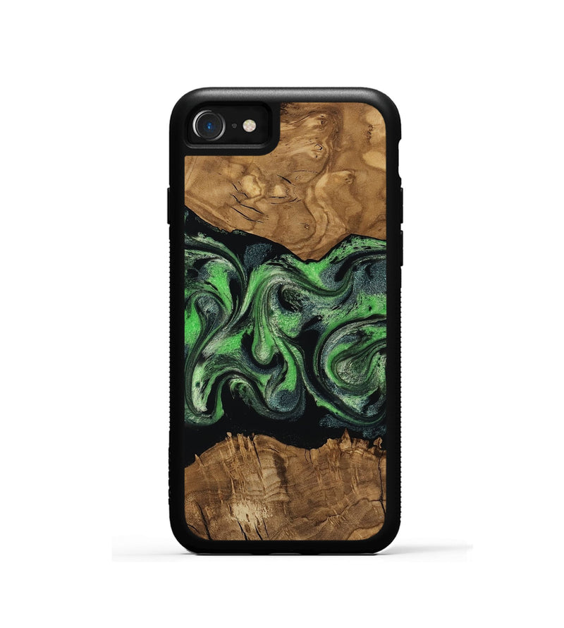 iPhone SE Wood Phone Case - Laraine (Ancient Olive, 818636)