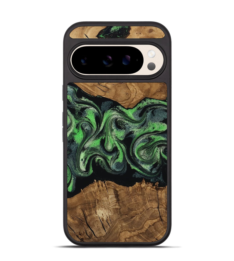 Pixel 10 Pro Wood Phone Case - Laraine (Ancient Olive, 818636)