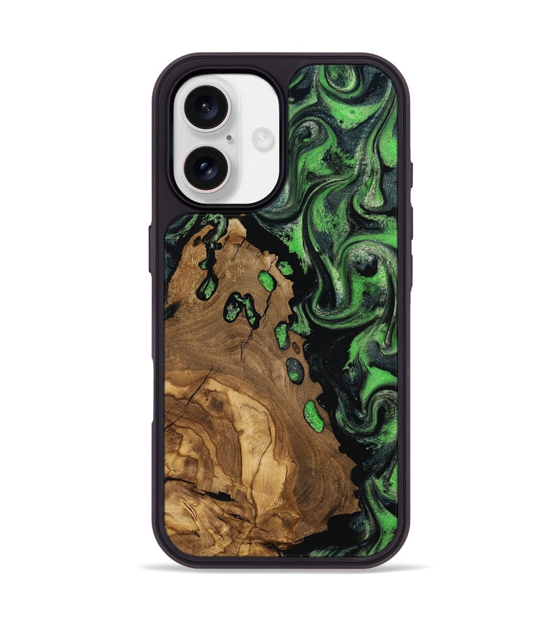 iPhone 17 Wood Phone Case - Harlan (Ancient Olive, 818640)