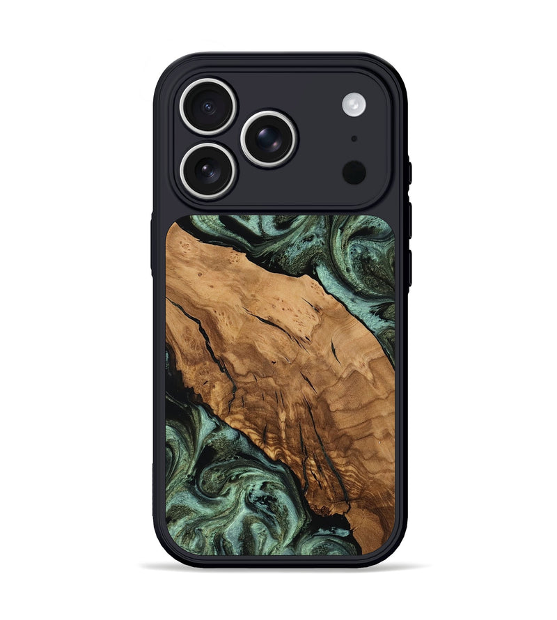 iPhone 17 Pro Wood Phone Case - Iyana (Ancient Olive, 818647)
