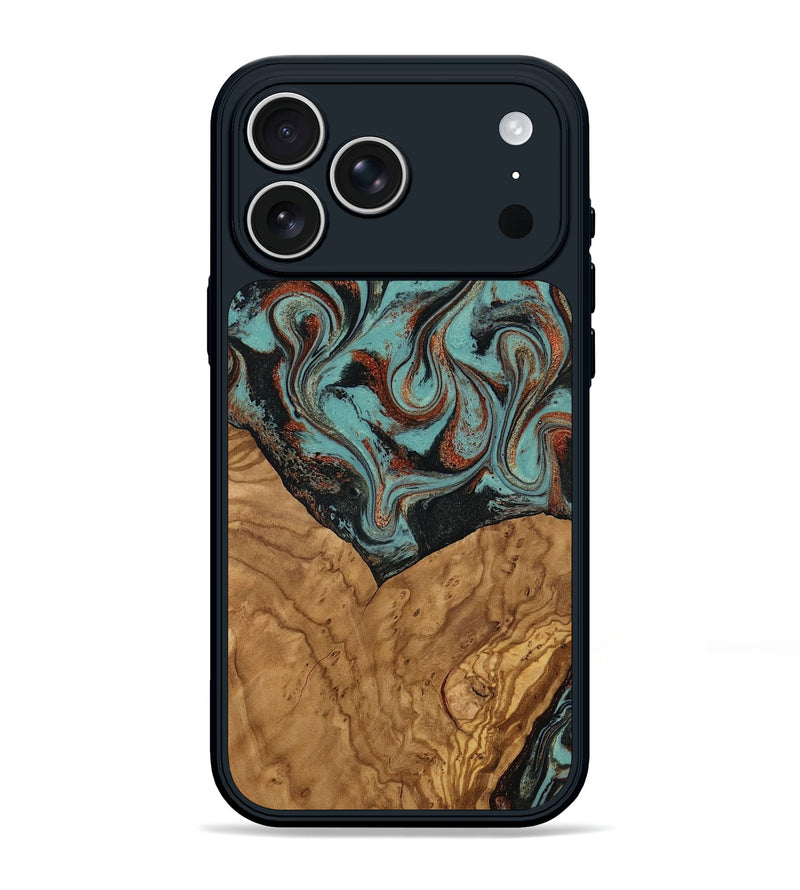 iPhone 17 Pro Max Wood Phone Case - Jarvis (Ancient Olive, 818657)