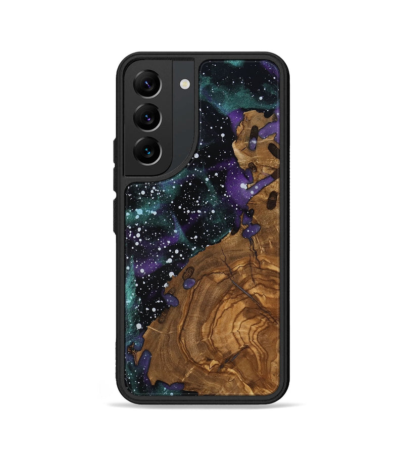 Galaxy S22 Wood Phone Case - Porsha (Ancient Olive, 818661)