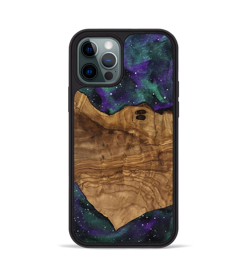 iPhone 12 Pro Wood Phone Case - Joann (Ancient Olive, 818670)