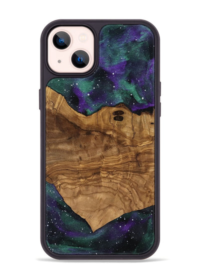 iPhone 14 Plus Wood Phone Case - Joann (Ancient Olive, 818670)