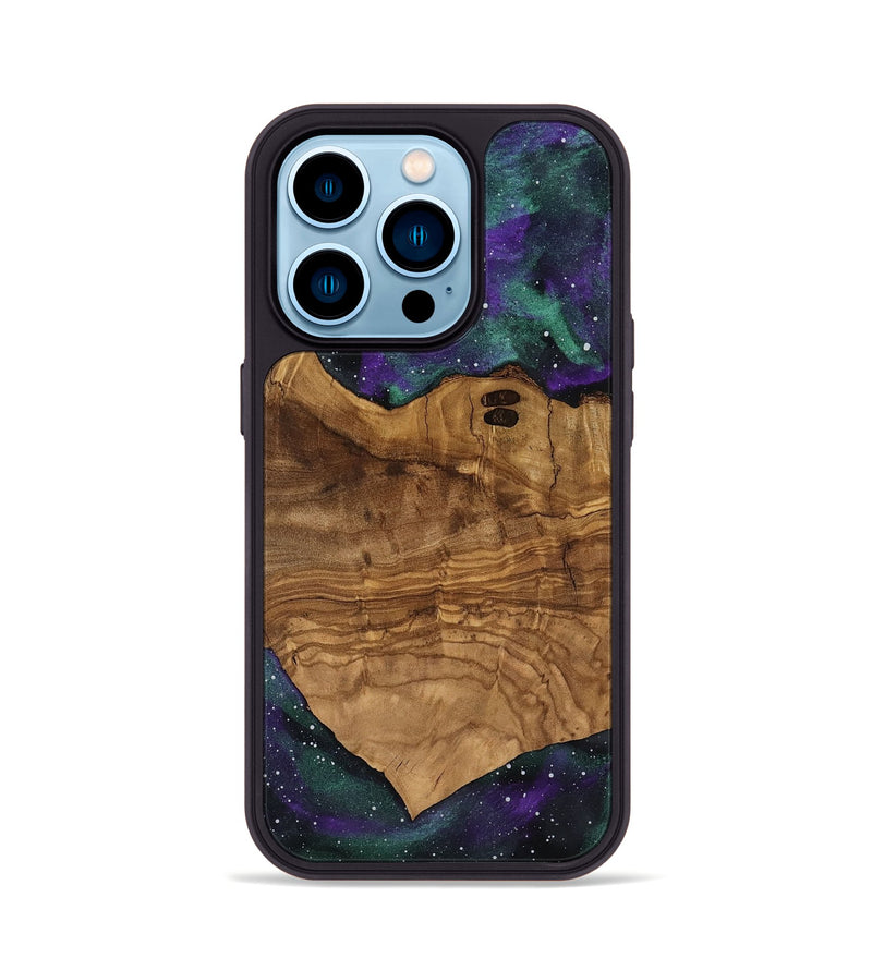 iPhone 14 Pro Wood Phone Case - Joann (Ancient Olive, 818670)