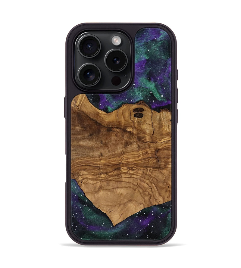 iPhone 16 Pro Wood Phone Case - Joann (Ancient Olive, 818670)