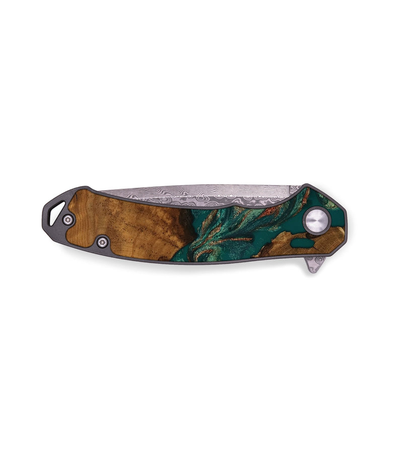 EDC Wood Pocket Knife - Katlyn (Ancient Olive, 818705)