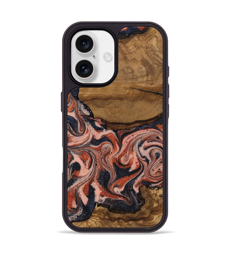 iPhone 17 Wood Phone Case - Jasen (Ancient Olive, 818708)
