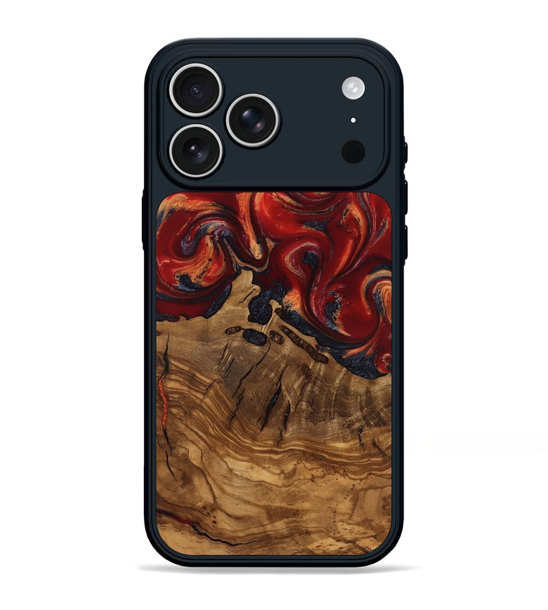 iPhone 17 Pro Max Wood Phone Case - Rowland (Ancient Olive, 818712)