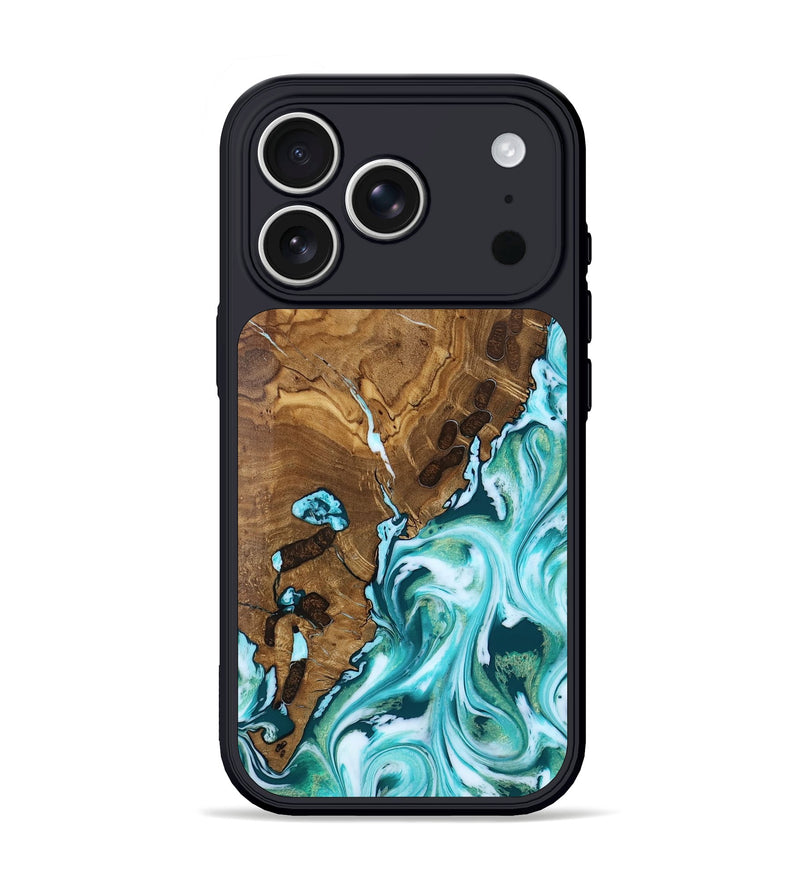 iPhone 17 Pro Wood Phone Case - Cori (Ancient Olive, 818716)