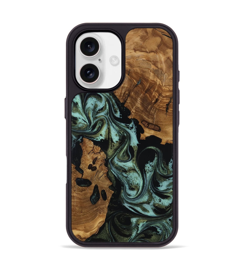 iPhone 17 Wood Phone Case - Aleah (Ancient Olive, 818721)