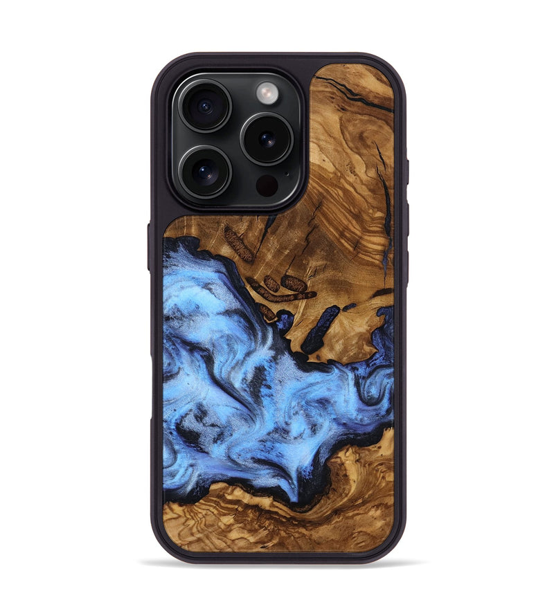 iPhone 16 Pro Wood Phone Case - Erick (Ancient Olive, 818733)