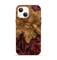 iPhone 13 Wood Live Edge Phone Case - Booker (Ancient Olive, 818746)