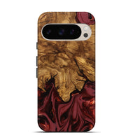 Pixel 9 Wood Live Edge Phone Case - Booker (Ancient Olive, 818746)