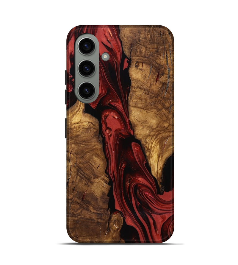 Galaxy S24 Wood Live Edge Phone Case - Kinslee (Ancient Olive, 818753)