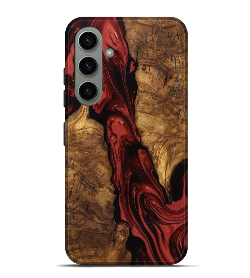 Galaxy S24 Plus Wood Live Edge Phone Case - Kinslee (Ancient Olive, 818753)