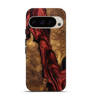 Pixel 9 Wood Live Edge Phone Case - Kinslee (Ancient Olive, 818753)