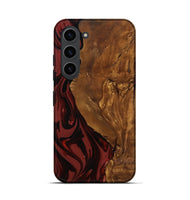 Galaxy S23 Wood Live Edge Phone Case - Sylas (Ancient Olive, 818757)