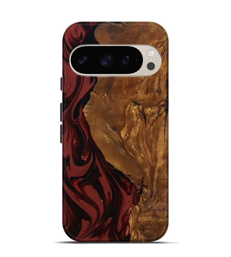 Pixel 10 Wood Live Edge Phone Case - Sylas (Ancient Olive, 818757)