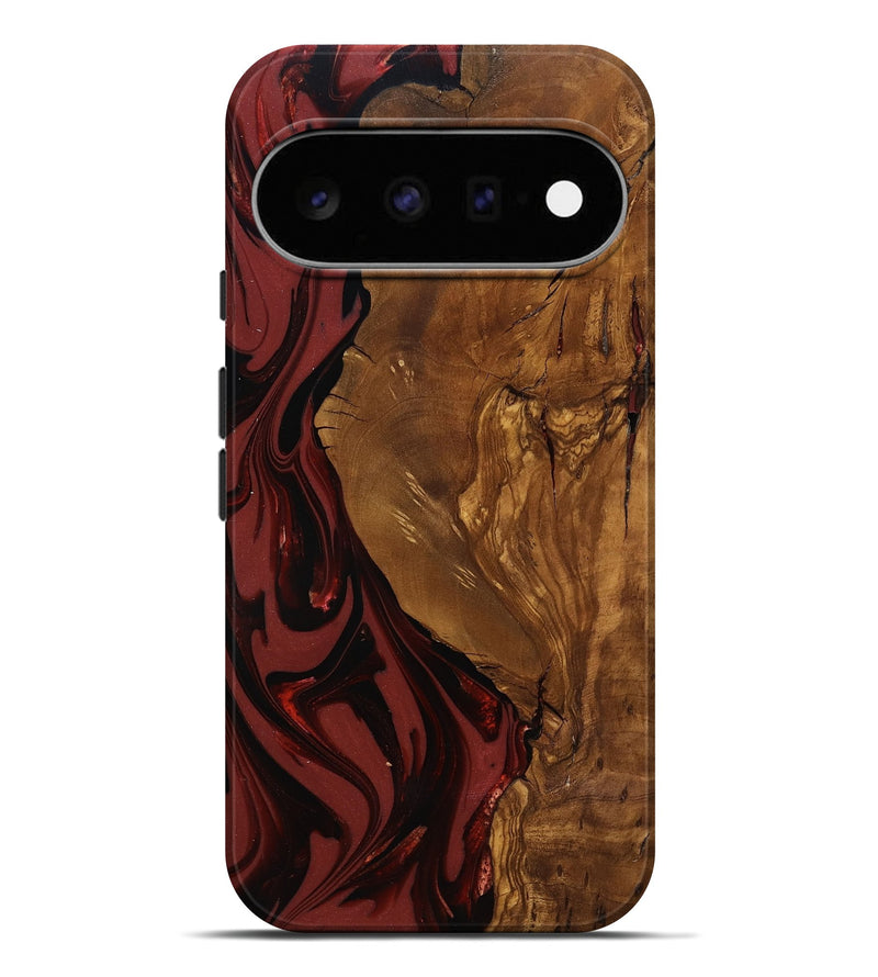Pixel 11 Pro XL Wood Live Edge Phone Case - Sylas (Ancient Olive, 818757)