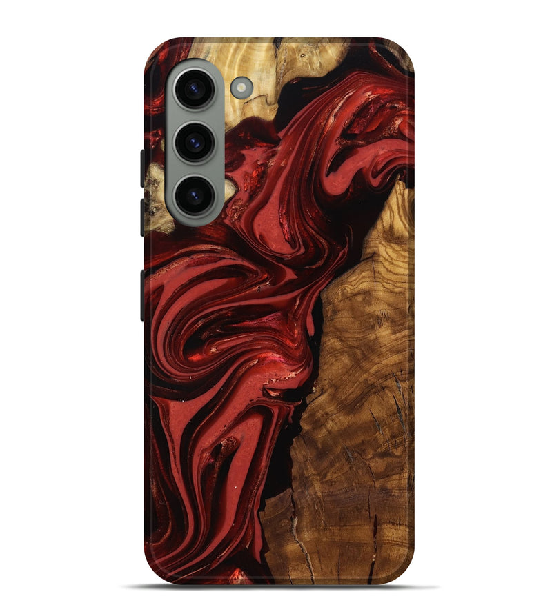 Galaxy S23 Plus Wood Live Edge Phone Case - Ismael (Ancient Olive, 818765)