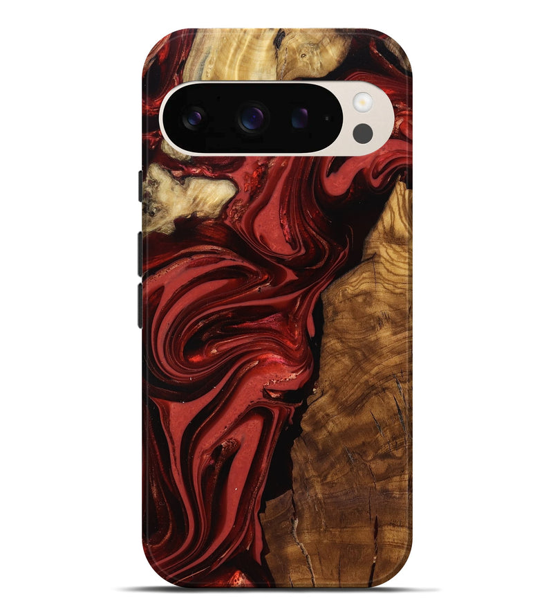 Pixel 10 Pro XL Wood Live Edge Phone Case - Ismael (Ancient Olive, 818765)