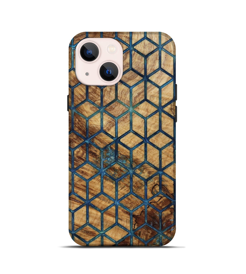 iPhone 13 mini Wood Live Edge Phone Case - Chase (Pattern, 818775)