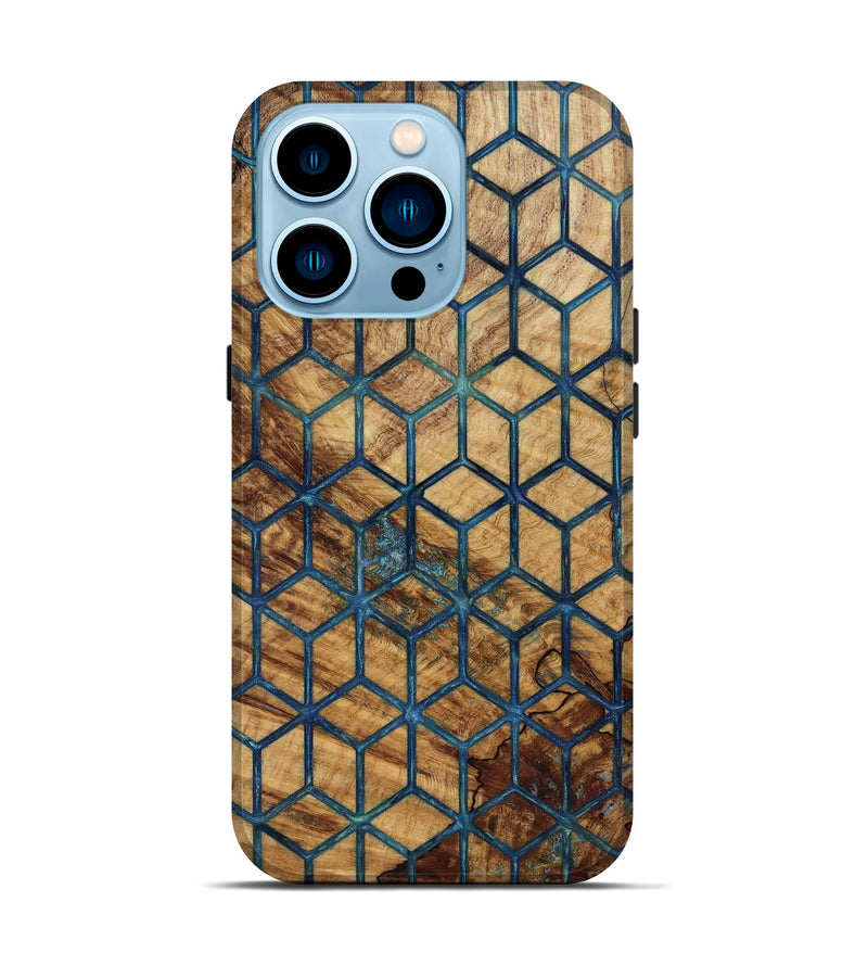 iPhone 14 Pro Wood Live Edge Phone Case - Chase (Pattern, 818775)