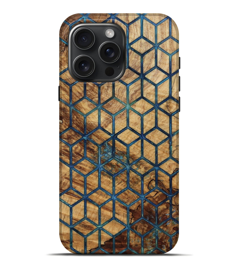 iPhone 16 Pro Max Wood Live Edge Phone Case - Chase (Pattern, 818775)