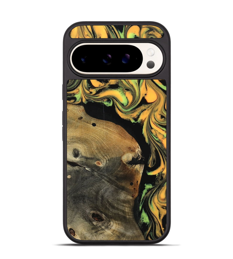 Pixel 9 Wood Phone Case - Chaya (Neon, 818776)