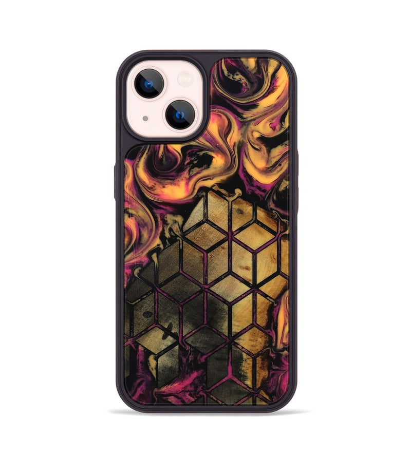iPhone 14 Wood Phone Case - Lottie (Neon, 818778)