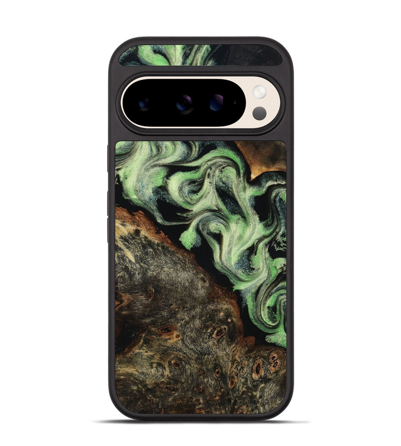 Pixel 10 Wood Phone Case - Celina (Green, 818780)
