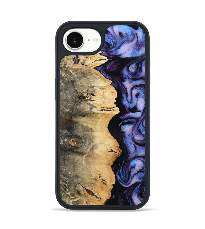 iPhone 17e Wood Phone Case - Koa (Purple, 818791)