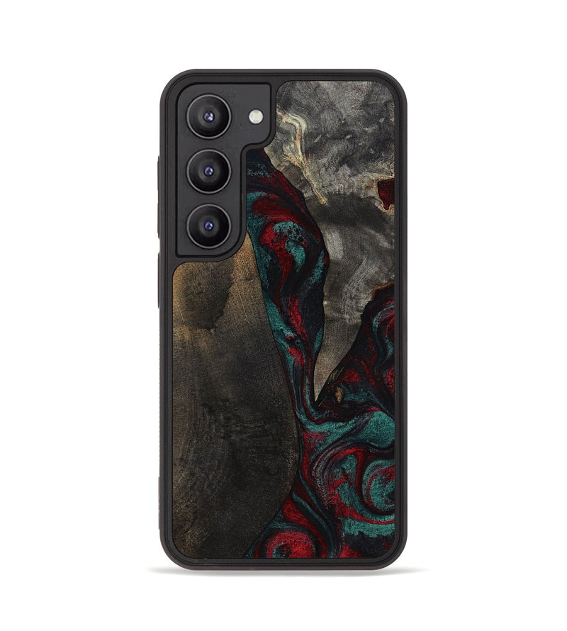 Galaxy S23 Wood Phone Case - Joel (Red, 818792)
