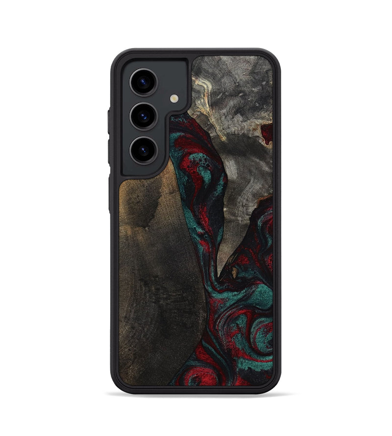 Galaxy S24 Wood Phone Case - Joel (Red, 818792)