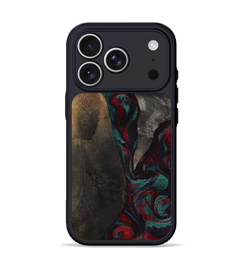 iPhone 17 Pro Wood Phone Case - Joel (Red, 818792)