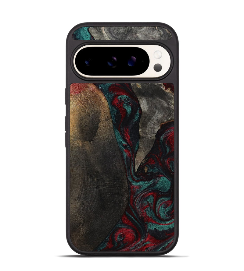 Pixel 9 Pro Wood Phone Case - Joel (Red, 818792)