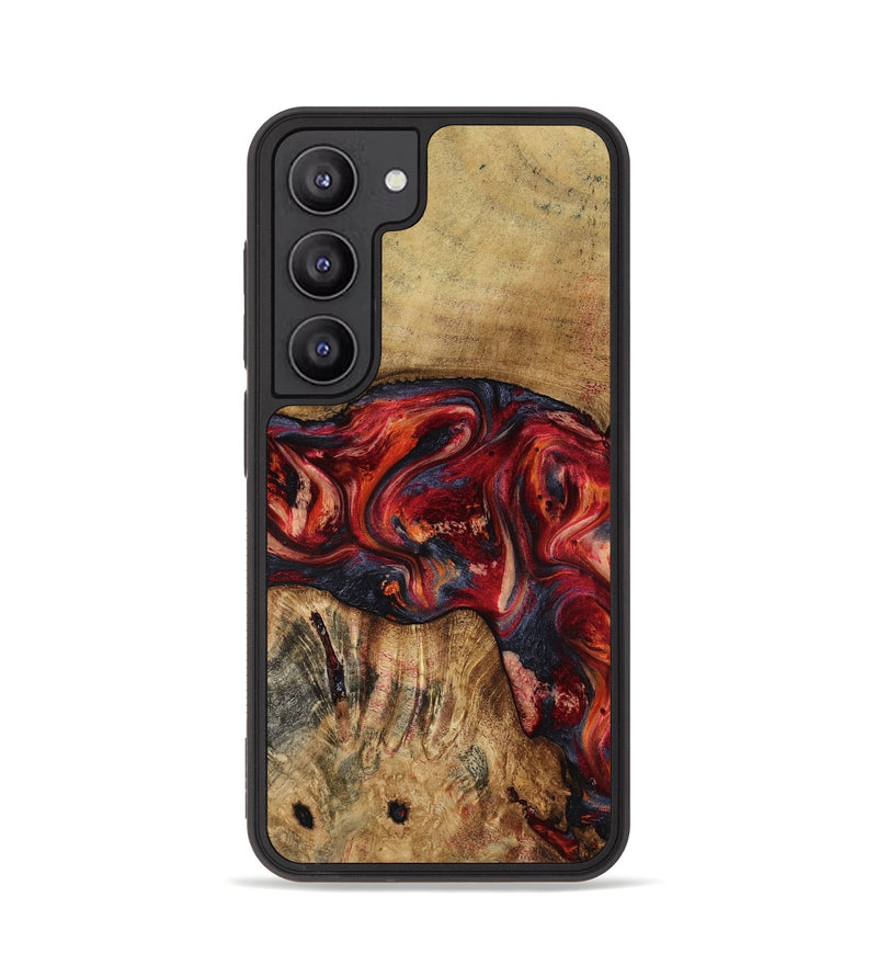 Galaxy S23 Wood Phone Case - Elyssa (Red, 818793)